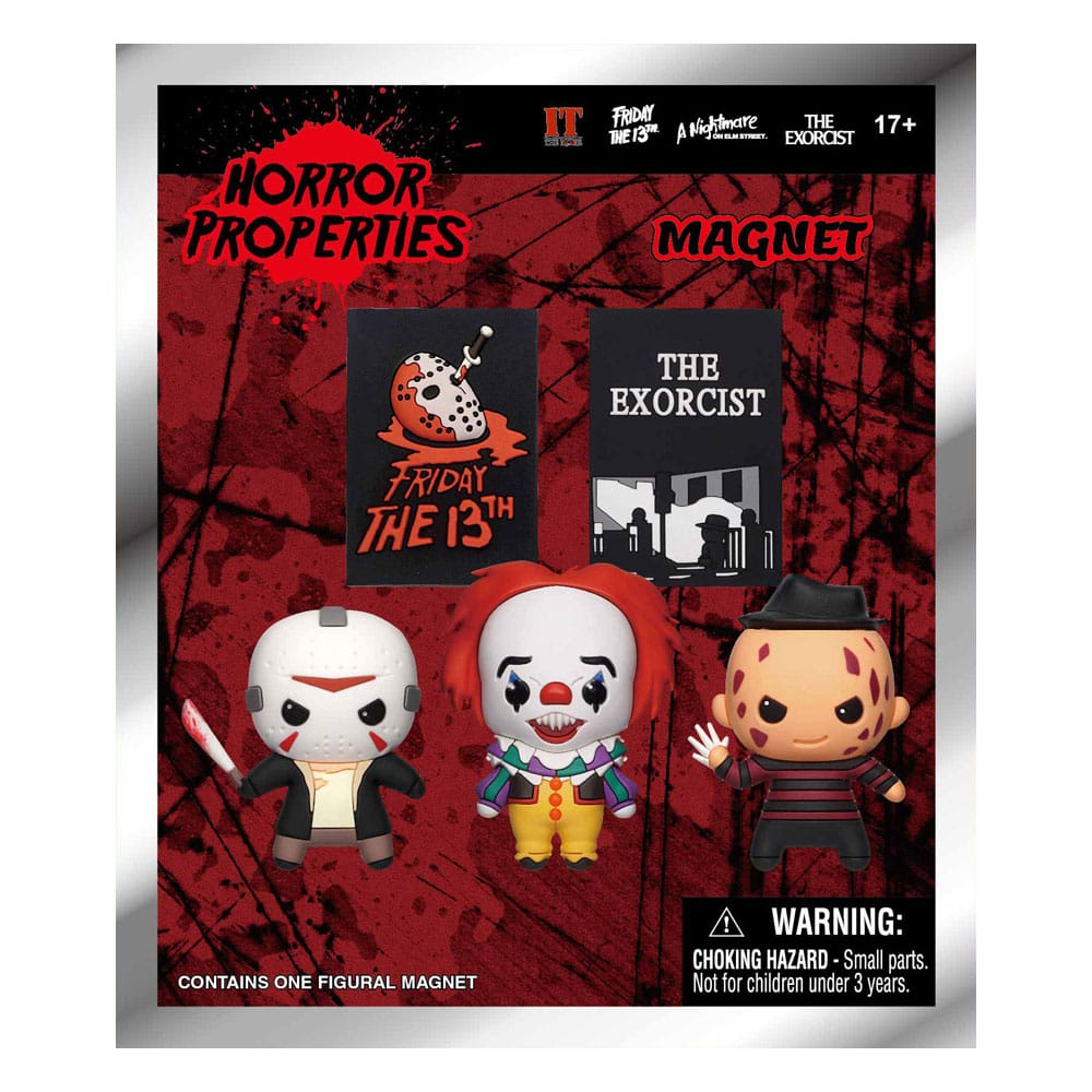 Warner Brothers 3D 3D Magnete Horror Series 1 Display (12) 