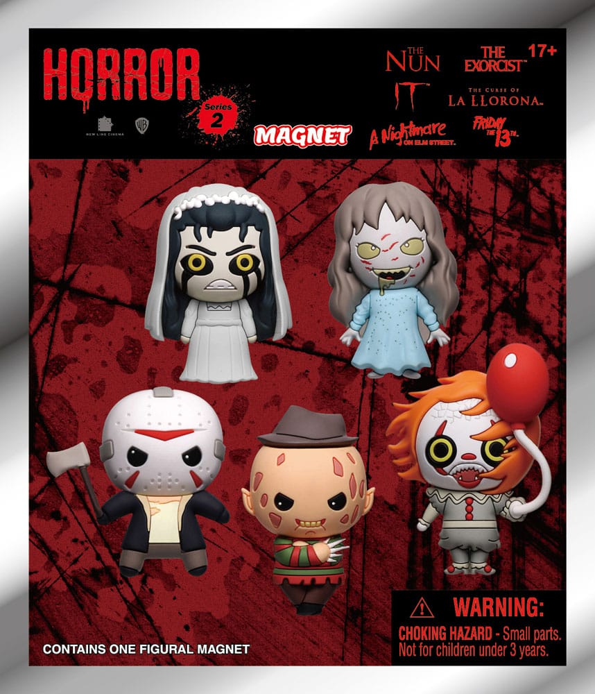Warner Brother Horror Magnete blind pack Series 2 Display (12)     