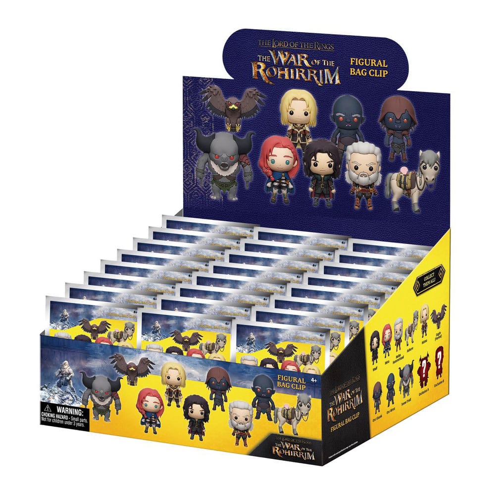Herr der Ringe: Die Schlacht der Rohirrim 3D PVC-Taschenanhänger Display (24)            