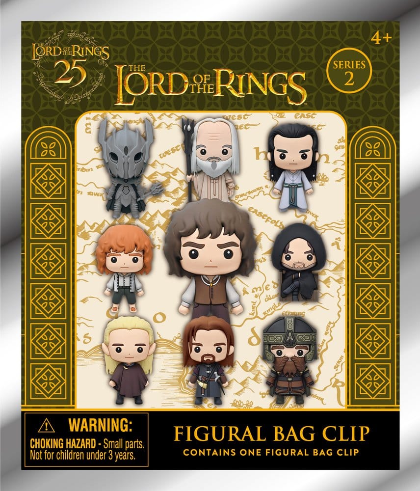 Der Herr der Ringe 3D Schaumstoff-Taschenanhänger Serie 2 Display (24)