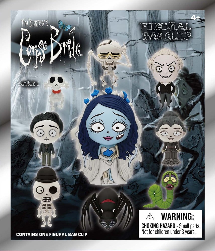 Corpse Bride – Hochzeit mit einer Leiche 3D PVC-Taschenanhänger Serie 1 Blind Bag Display (24)