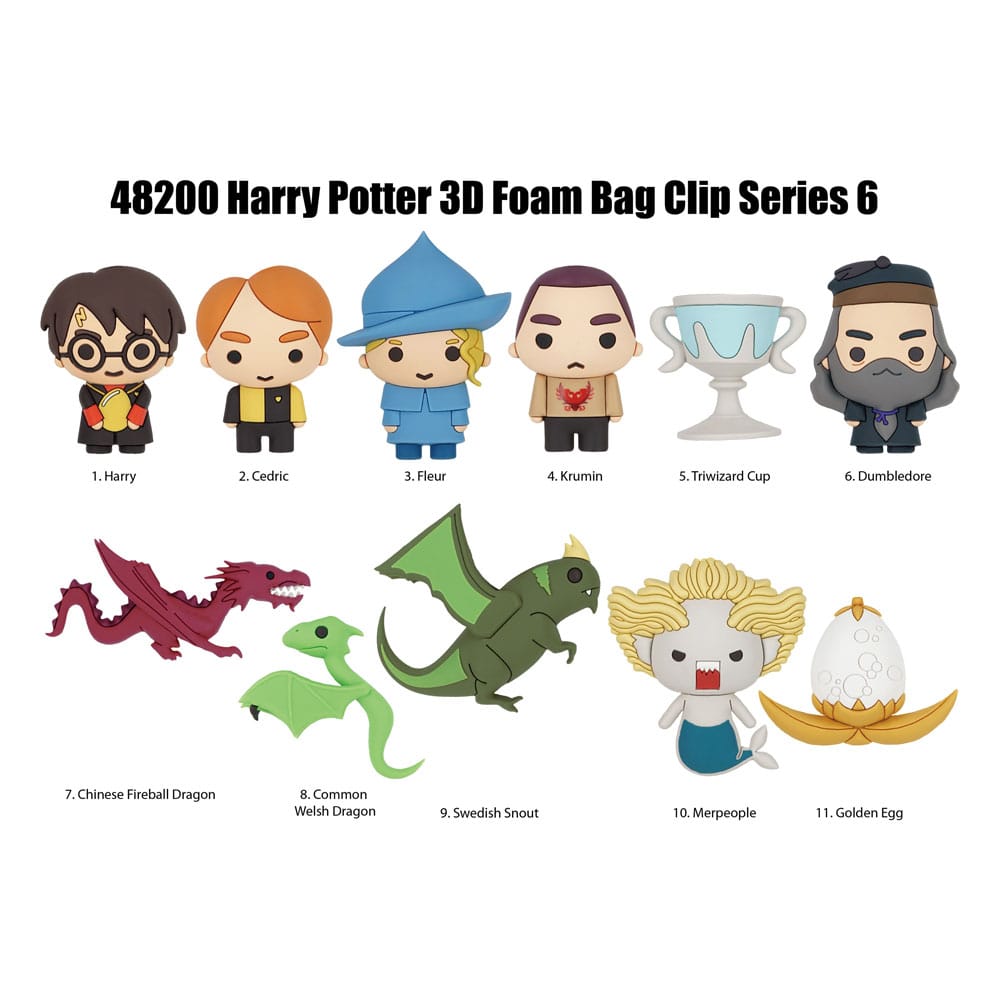 Harry Potter 3D PVC-Taschenanhänger Series 6 Display (24)            