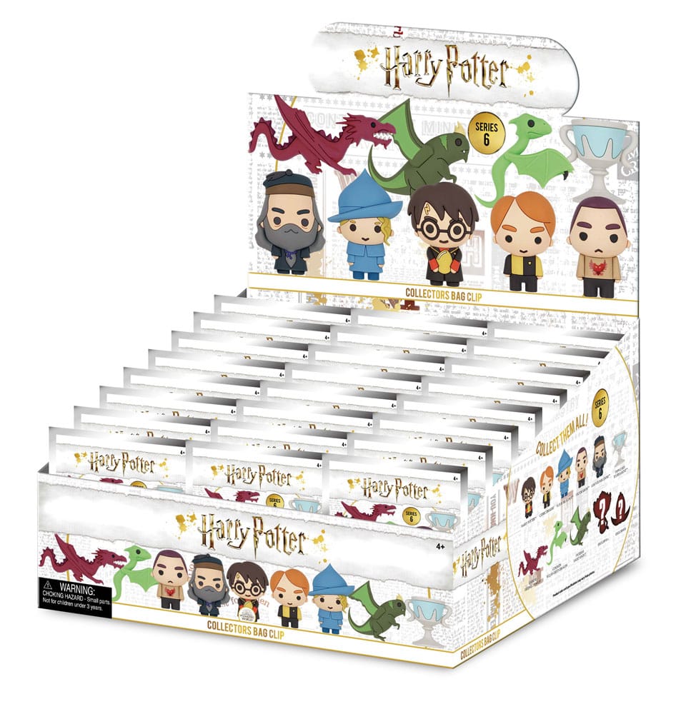 Harry Potter 3D PVC-Taschenanhänger Series 6 Display (24)            