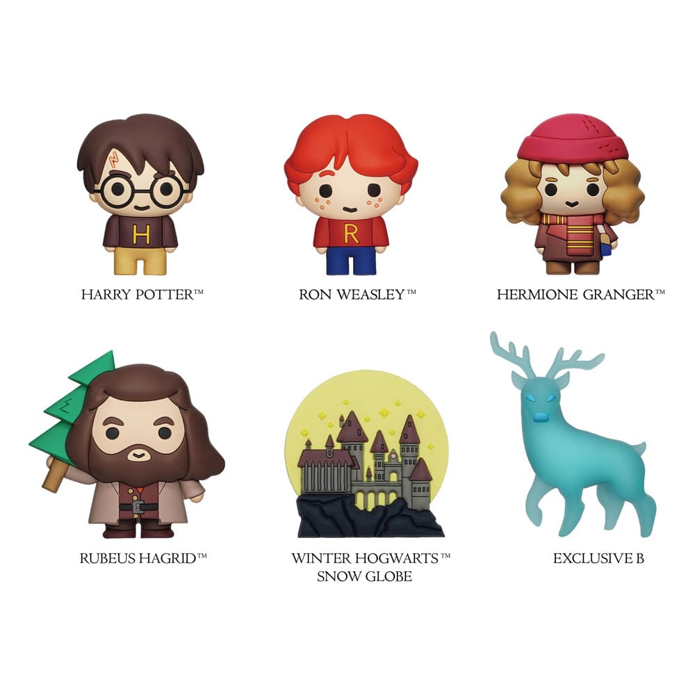 Harry Potter 3D Magnete Christmas Series Display (12)           