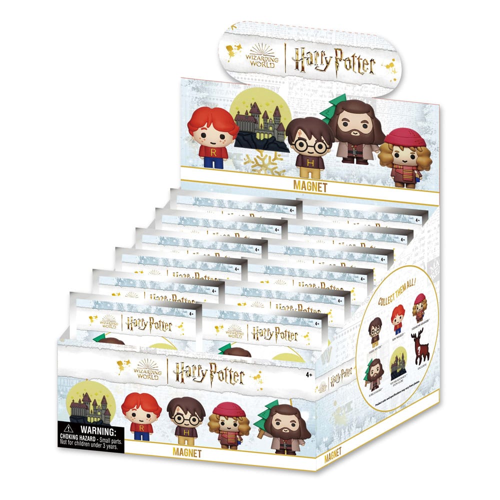 Harry Potter 3D Magnete Christmas Series Display (12)           