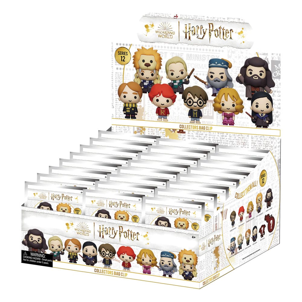 Harry Potter 3D PVC-Taschenanhänger Series 12 Display (24)      