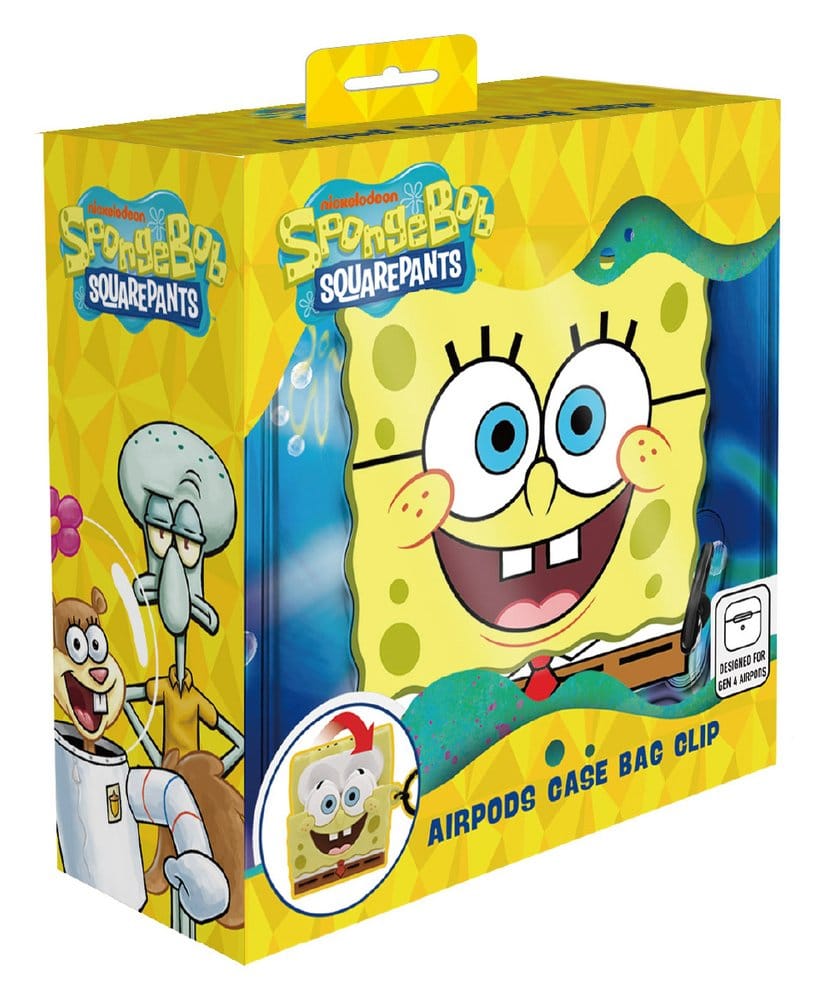 SpongeBob Schwammkopf 3D Schaumstoff Airpods Hülle Taschenanhänger Display (12)
