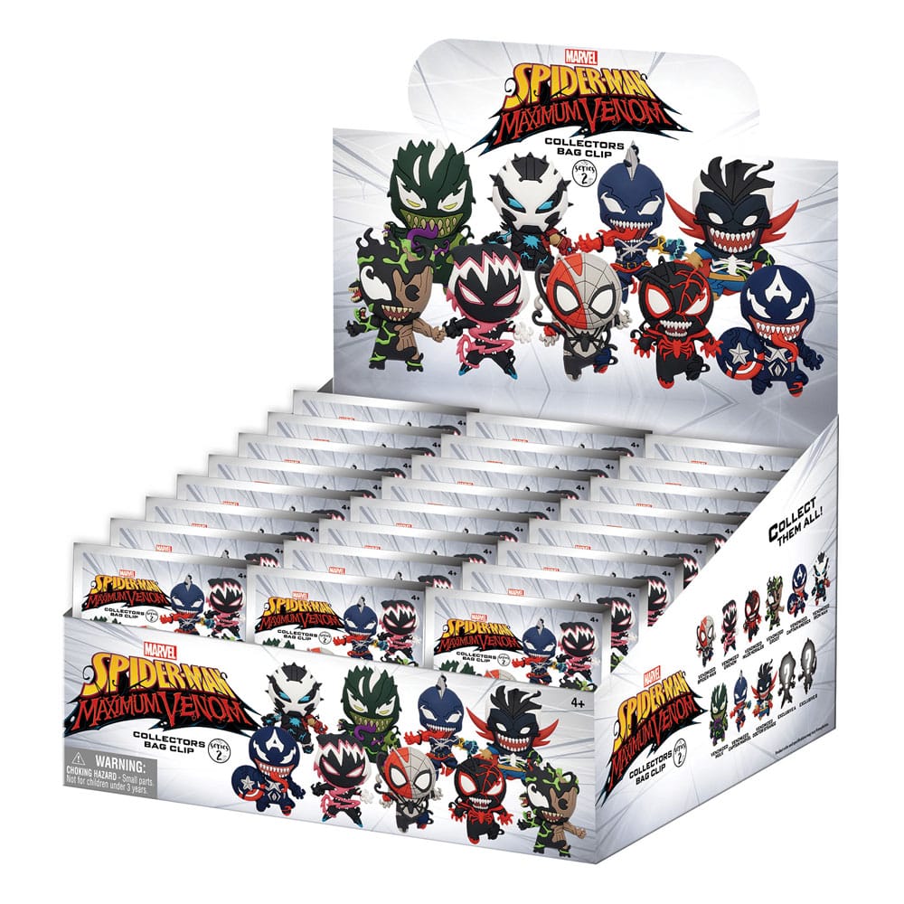 Venom 3D PVC-Taschenanhänger Series 2 Display (24) 