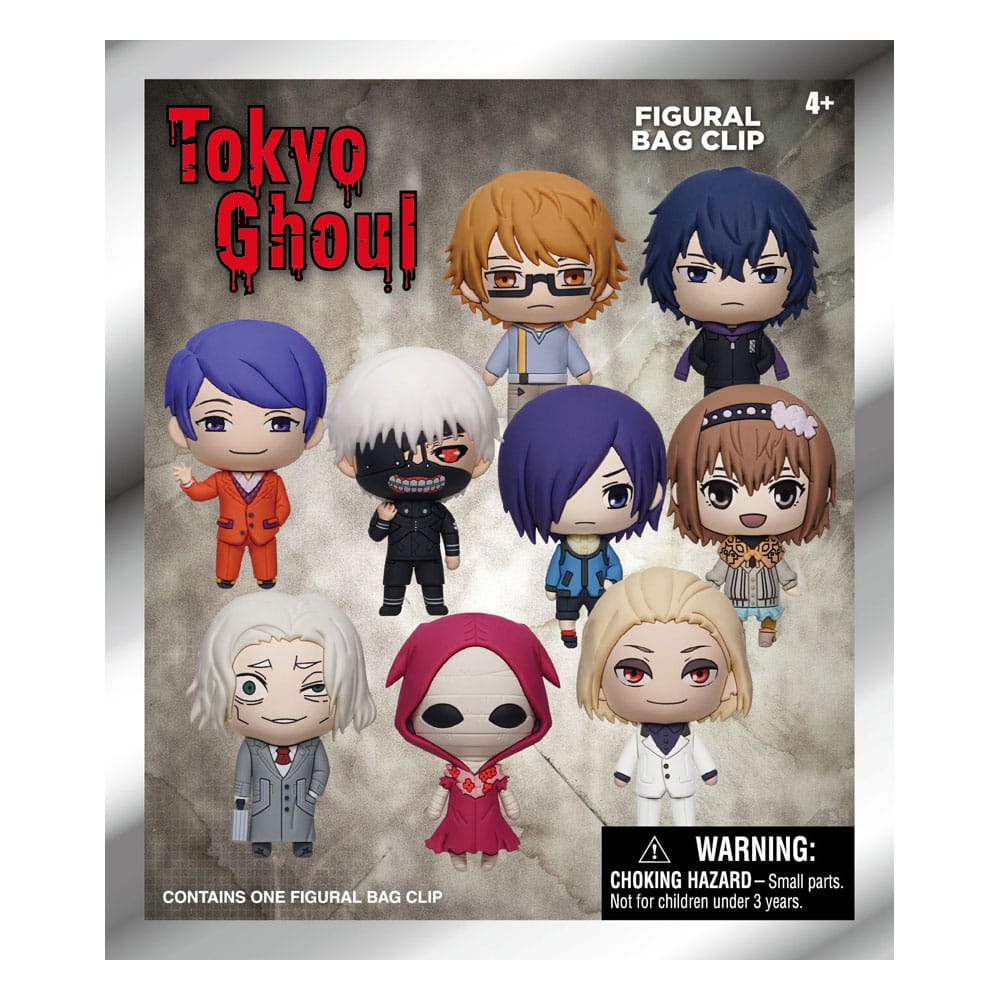 Tokyo Ghoul 3D PVC-Taschenanhänger Series 2 Display (24) 