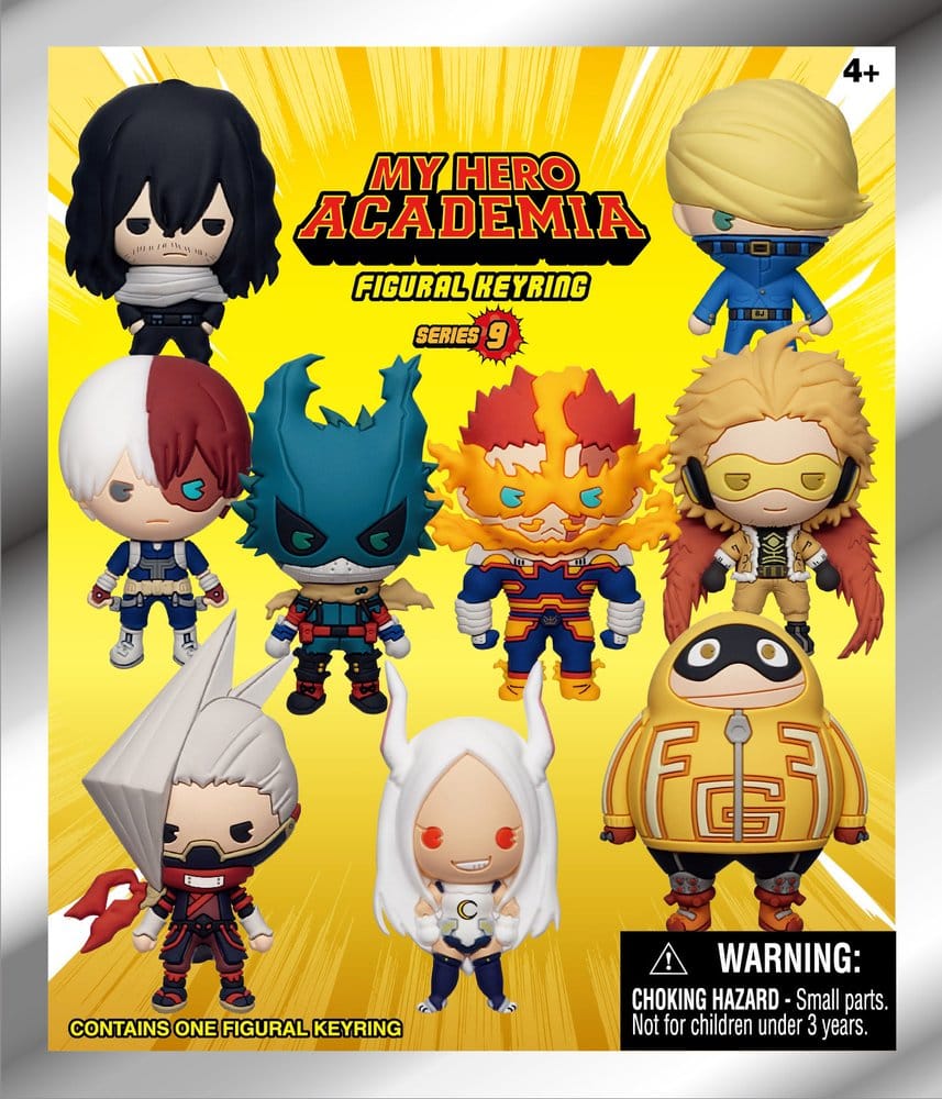 My Hero Academia 3D PVC-Taschenanhänger Serie 9 Blind Bag Display (24)