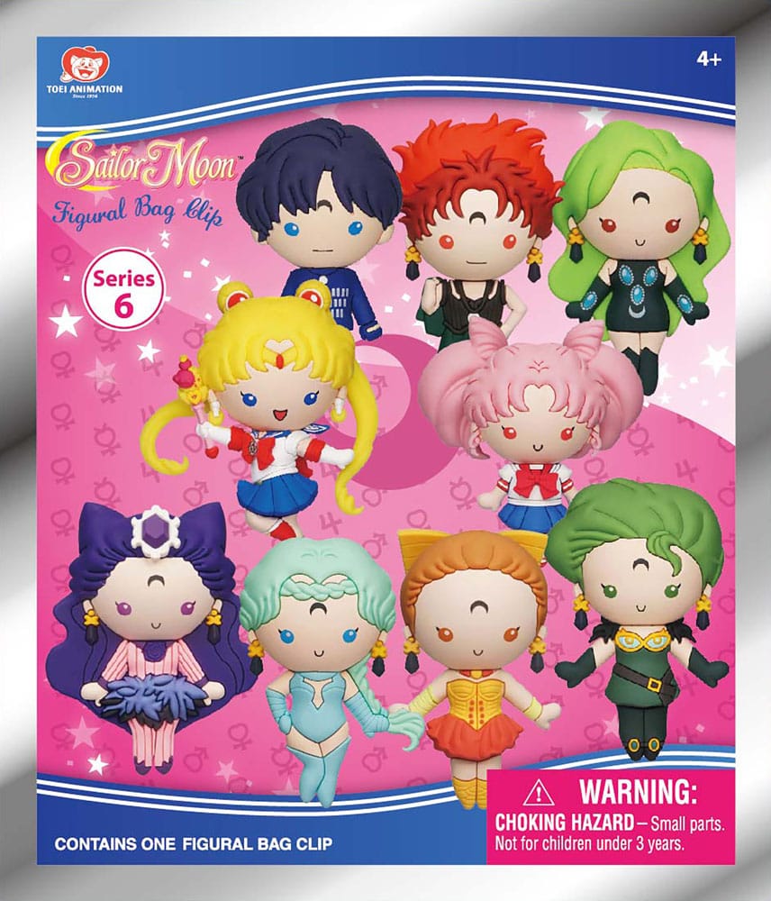 Sailor Moon 3D PVC-Taschenanhänger Series 6 Display (24)            