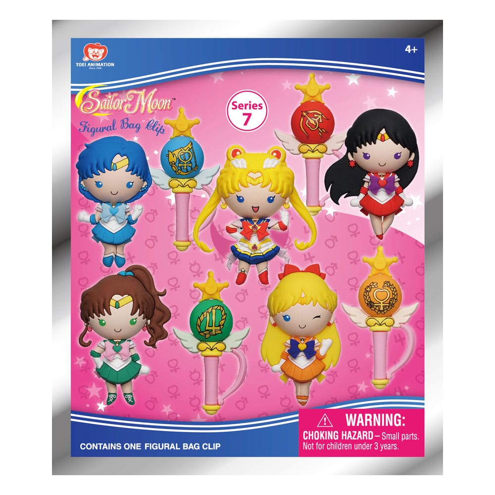 Sailor Moon 3D PVC-Taschenanhänger Series 7 Display (24)      