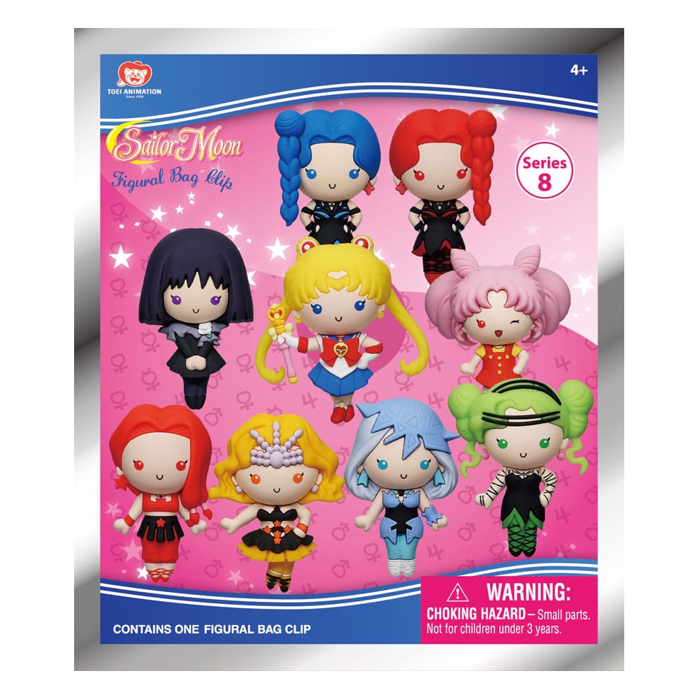 Sailor Moon 3D PVC-Taschenanhänger Series 8 Display (24)      