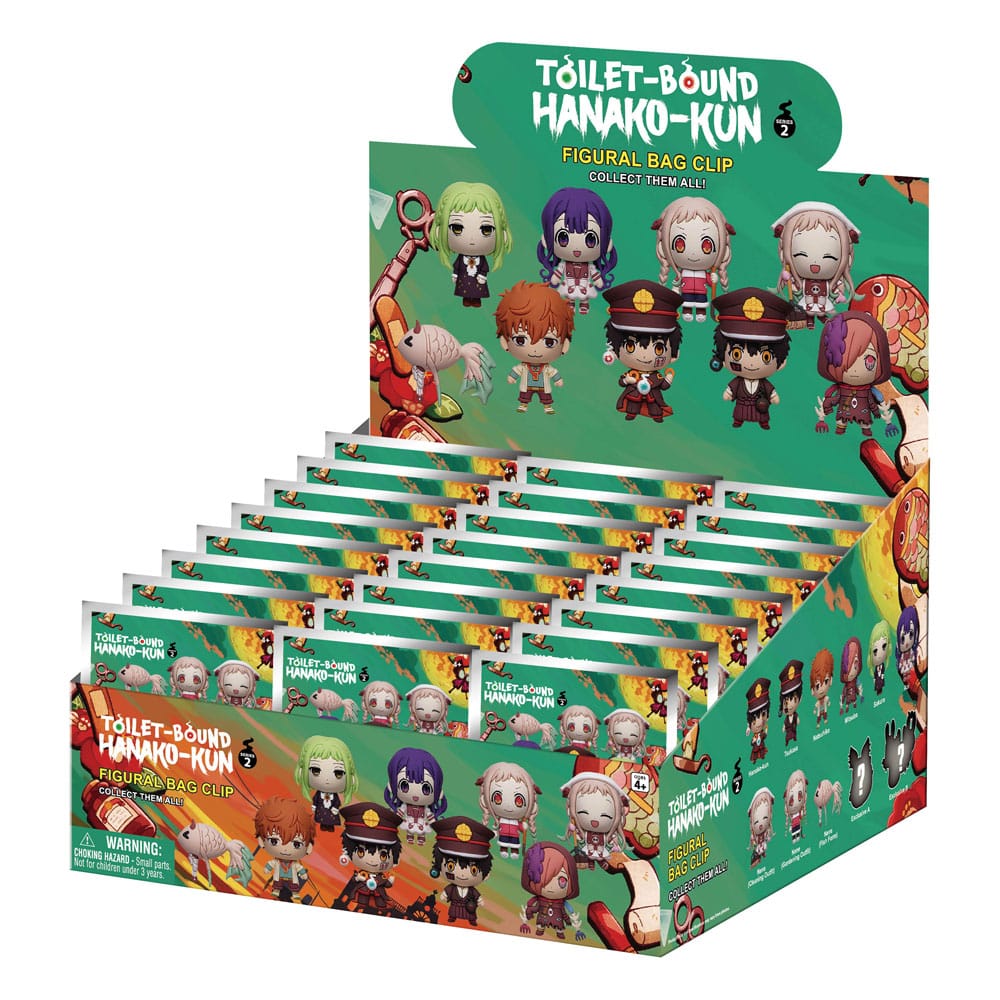 Toilet-Bound Hanako-kun 3D PVC-Taschenanhänger Series 2 Display (24)          