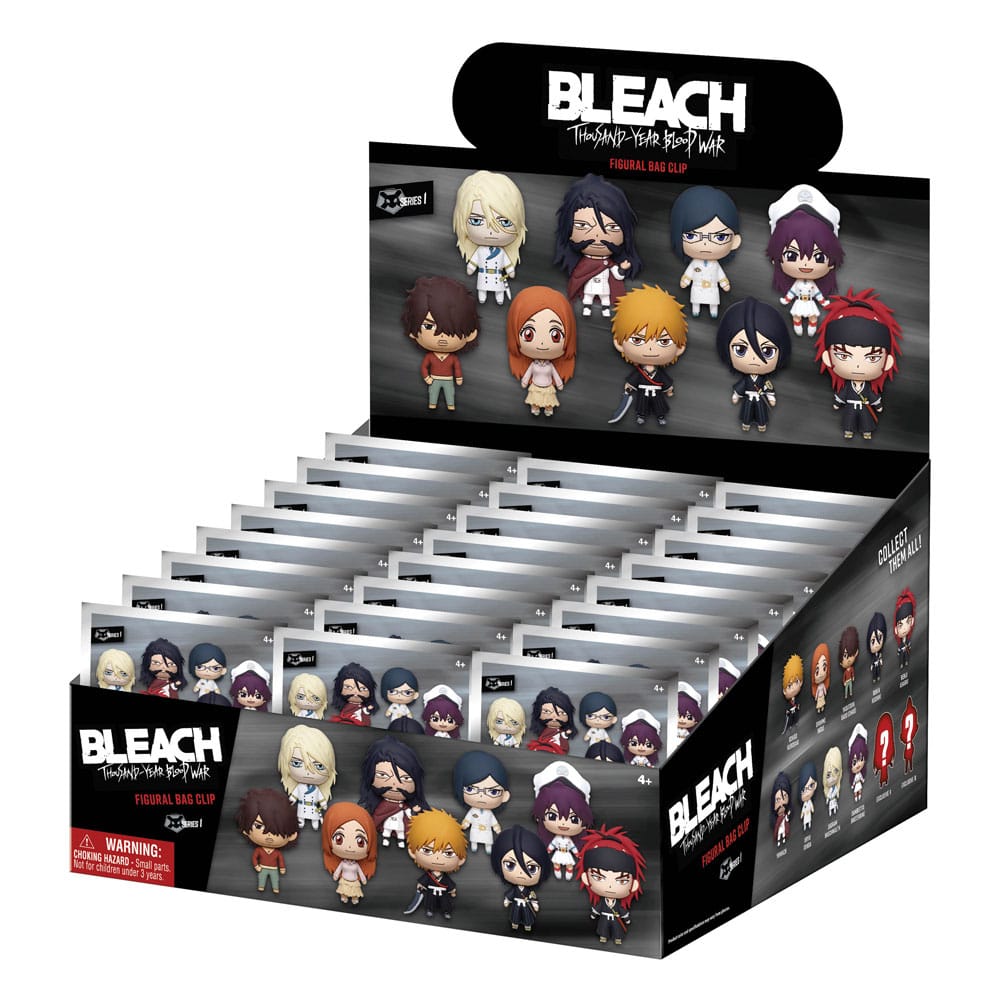 Bleach Thousand-Year Blood War 3D PVC-Taschenanhänger Serie 1 Display (24)
