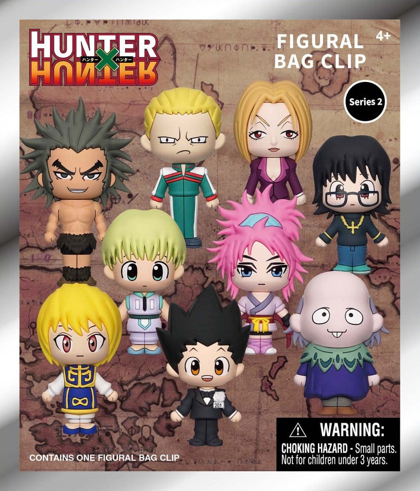 Hunter × Hunter 3D PVC-Taschenanhänger Series 2 Display (24)
