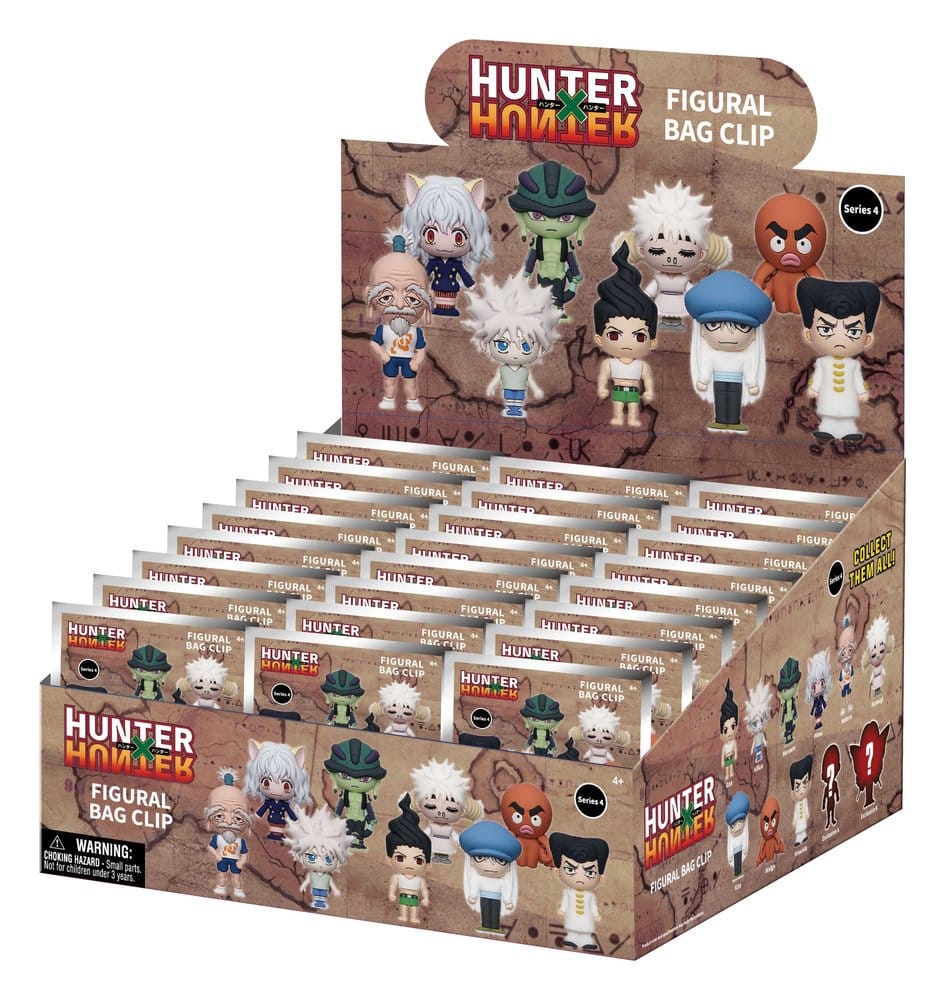 Hunter x Hunter 3D PVC-Taschenanhänger Serie 4 Blind Bag Display (24)