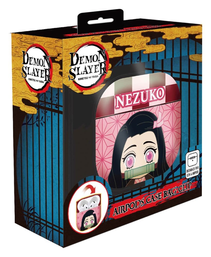 Demon Slayer 3D Schaumstoff Airpods Hülle Taschenanhänger Nezuko Display (12)