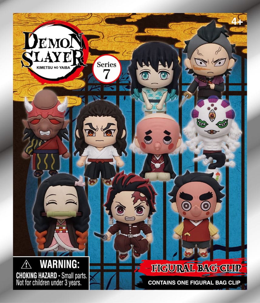 Demon Slayer 3D PVC-Taschenanhänger Series 7 Display (24)            
