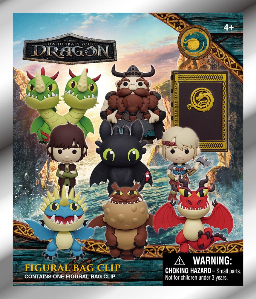 How to train your Dragon 3D PVC-Taschenanhänger 2025 Movie Display (24) 