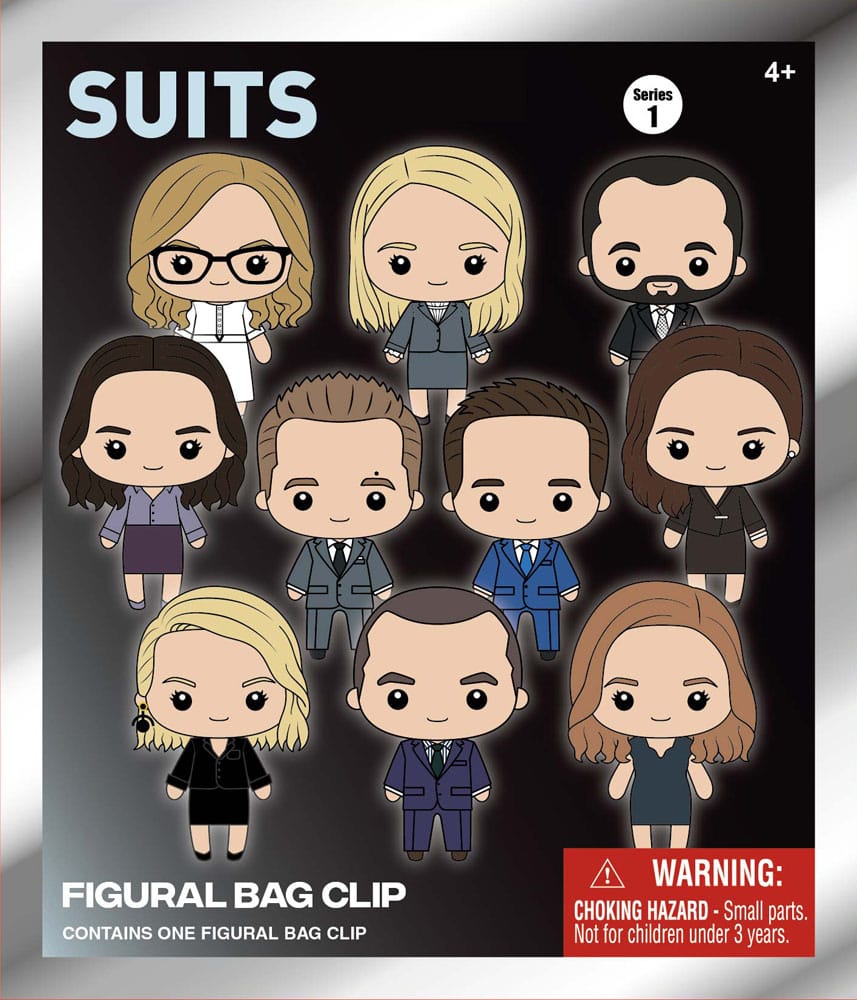 Suits 3D PVC-Taschenanhänger Series 1 Display (24)    