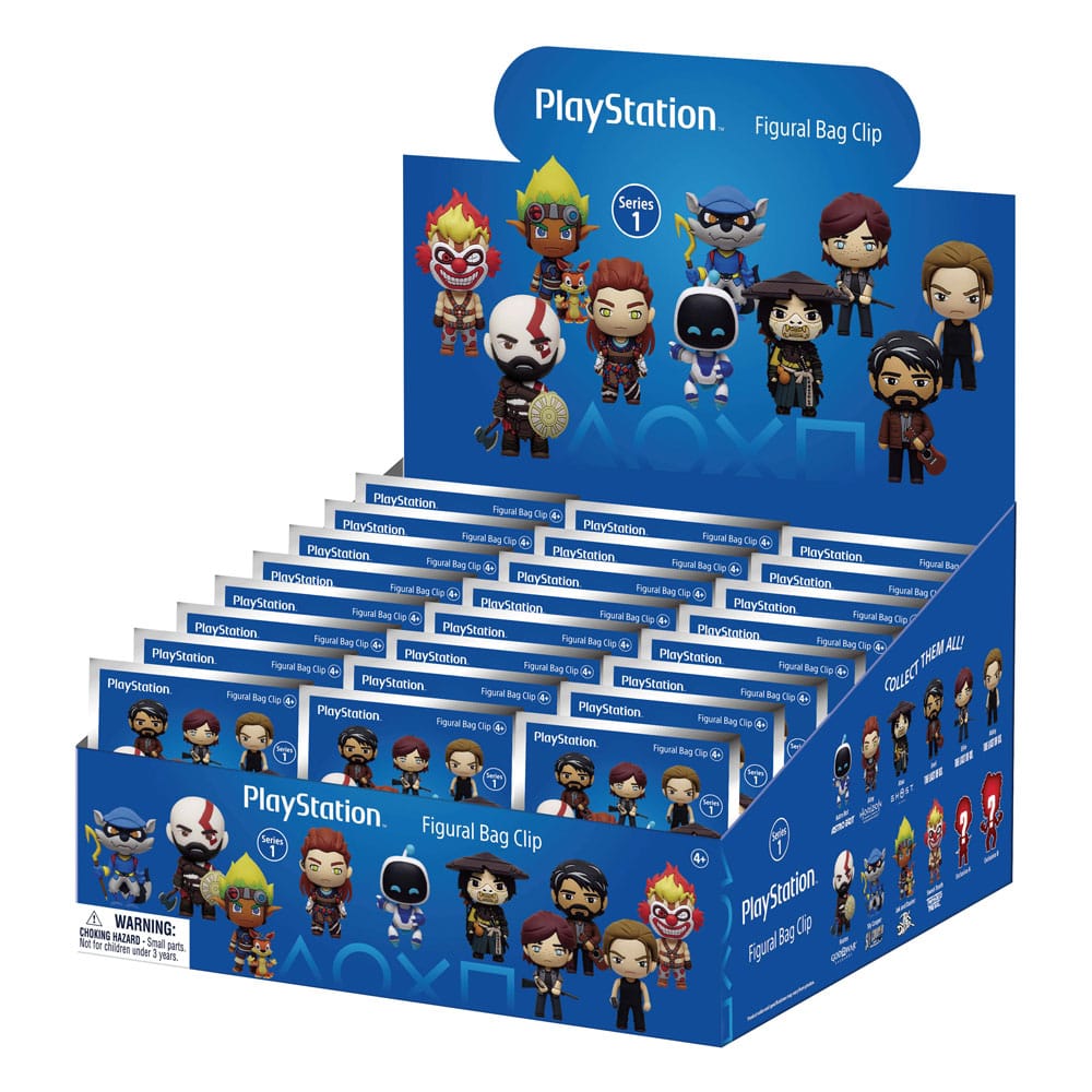 Playstation 3D PVC-Taschenanhänger Serie 1 Display  (24)