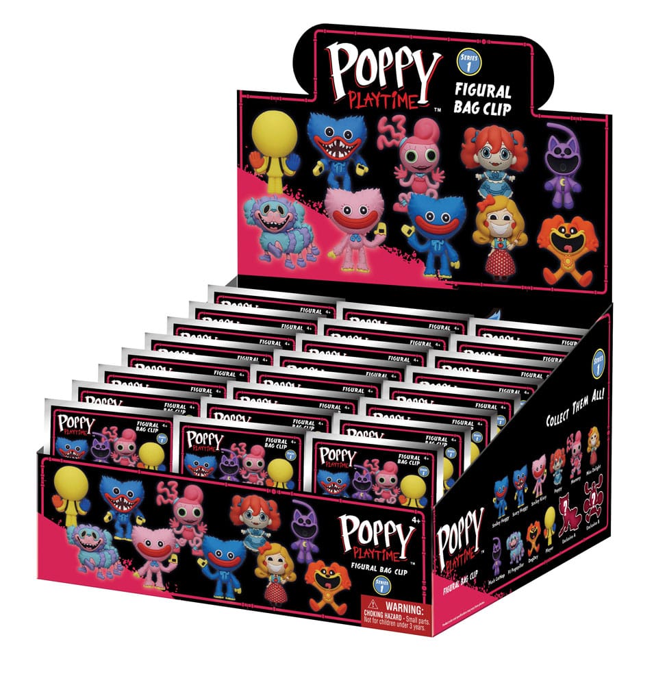 Poppy Playtime PVC-Taschenanhänger Series 1 Display (24)