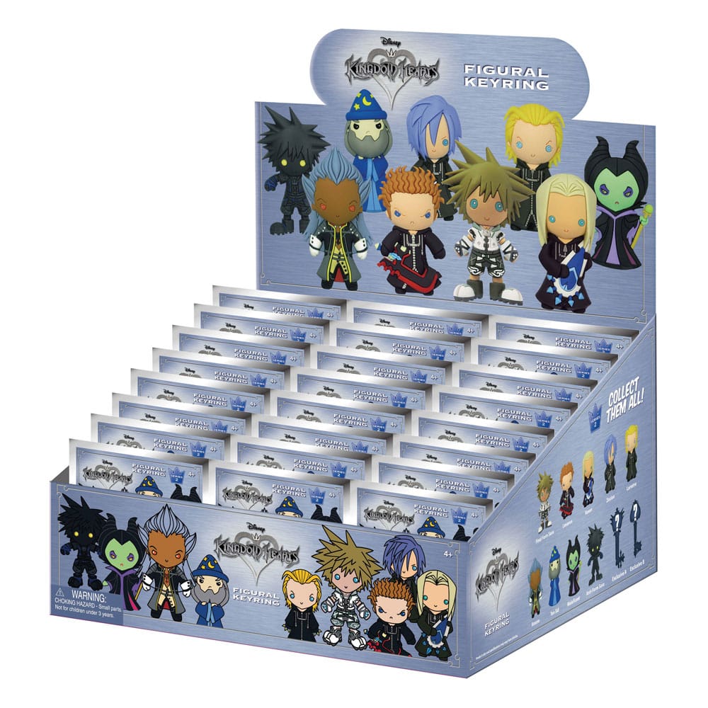 Kingdom Hearts PVC-Taschenanhänger Series 2 Display (24)