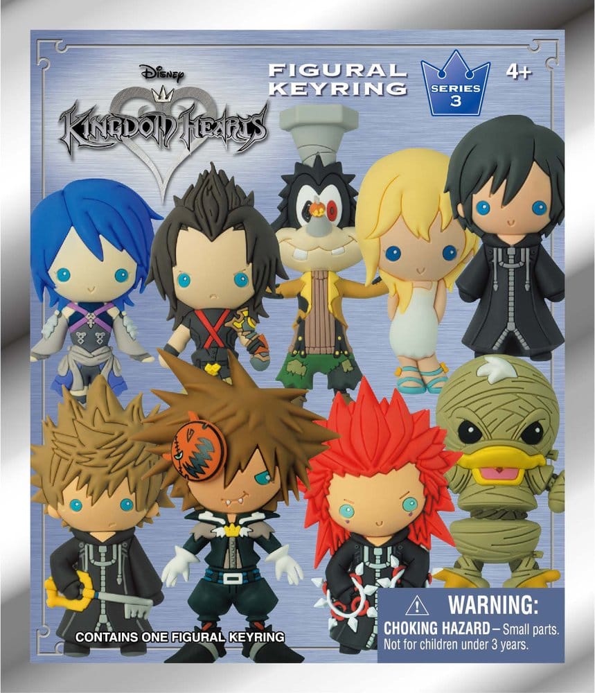 Kingdom Hearts 3D PVC-Taschenanhänger Series 3 Display (24)