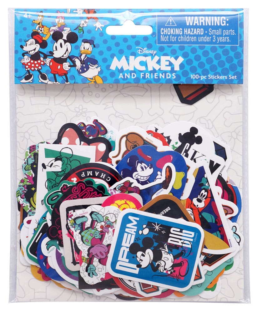Mickey & Friends Sticker-Set 100 Stück Sortiment (20)