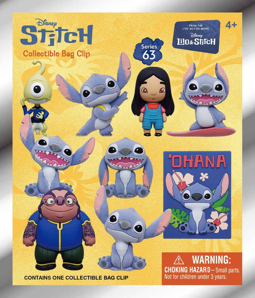 Lilo & Stitch Movie 3D PVC-Taschenanhänger Serie 63 Display (24)
