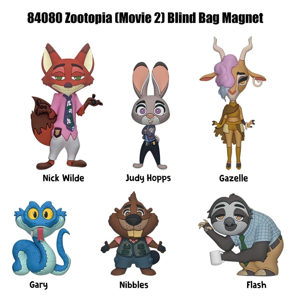 Zoomania 2 Magnete Blind Pack Series 1 Display (12)     