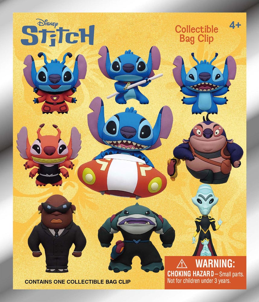 Lilo & Stitch 3D PVC-Taschenanhänger Stitch in Space Display  (24)