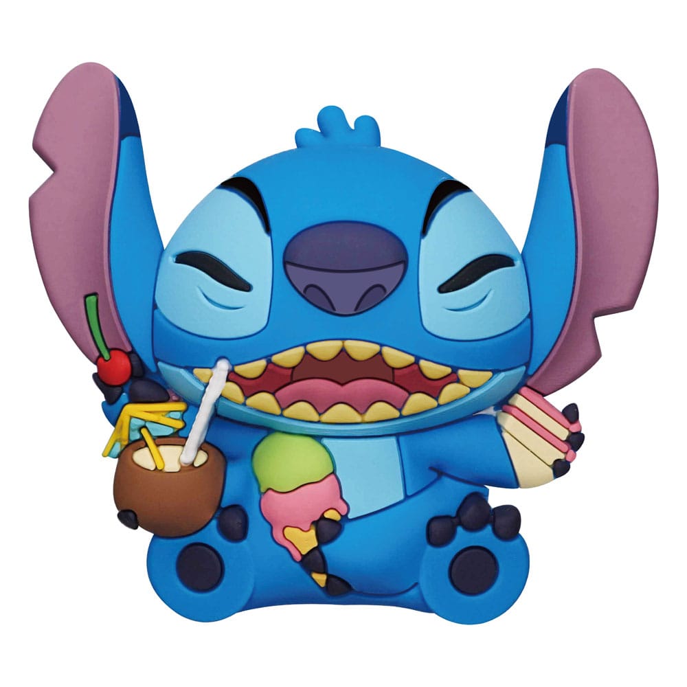 Lilo & Stitch Relief-Magnet Stitch with Food