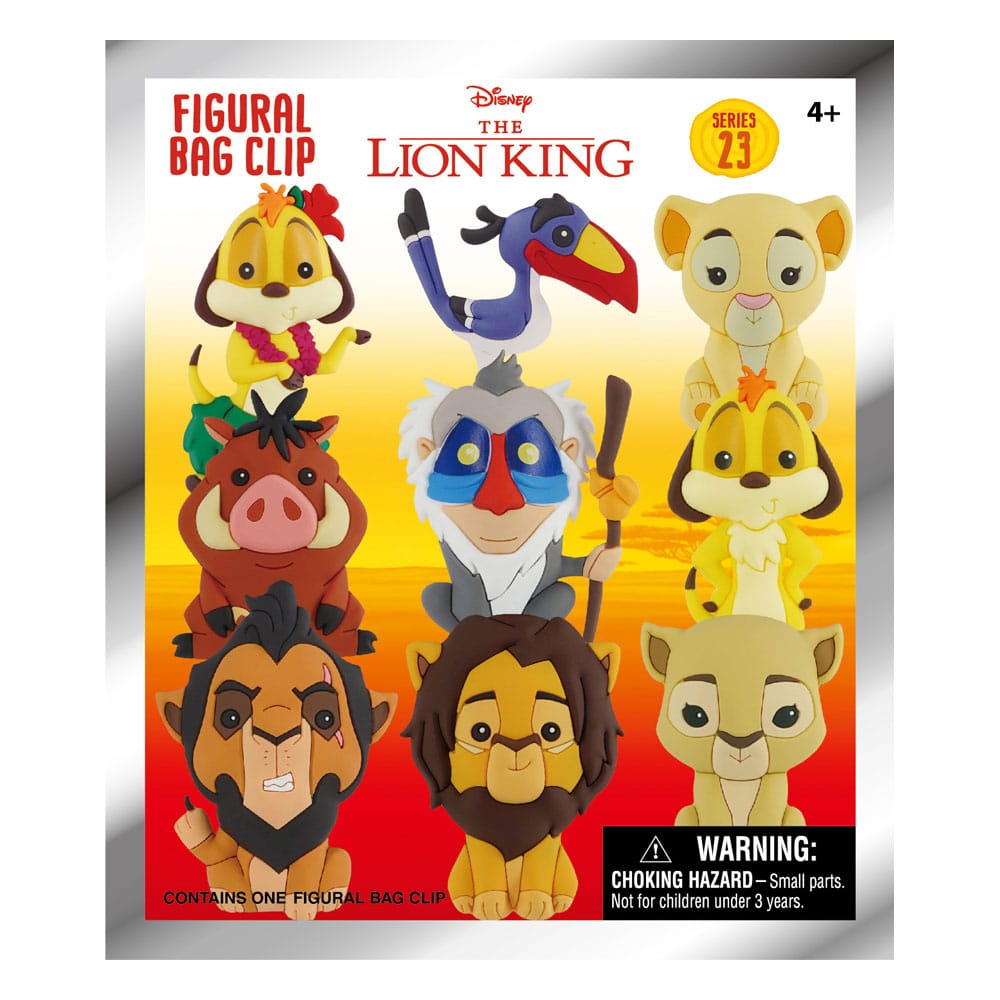 Disney 3D PVC-Taschenanhänger Display Lion King (24) 
