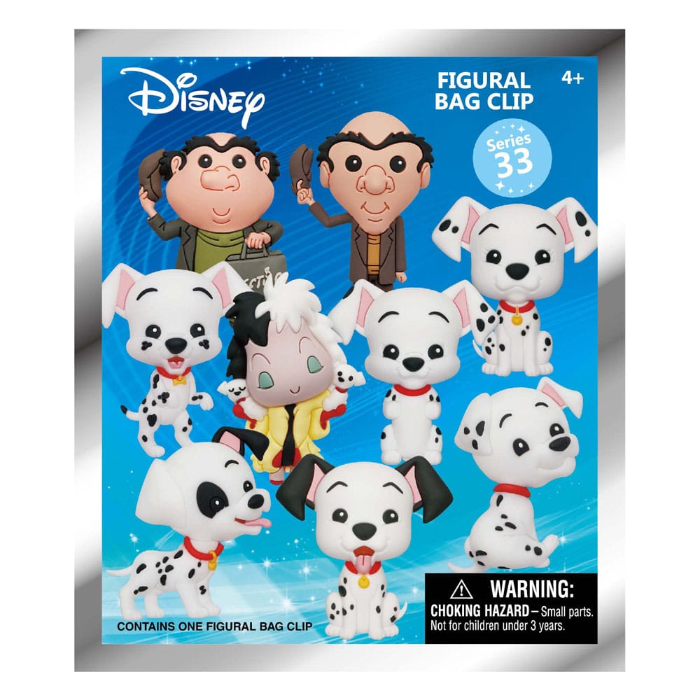 Disney 3D PVC-Taschenanhänger 101 Dalmatiner Series 33 Display (24)            