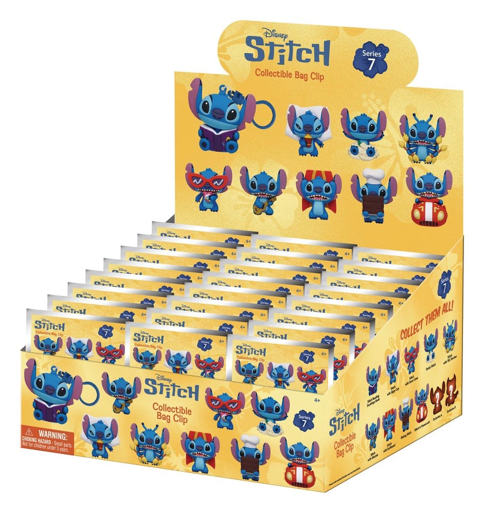 Lilo & Stitch 3D PVC-Taschenanhänger Series 7 Display (24)    
