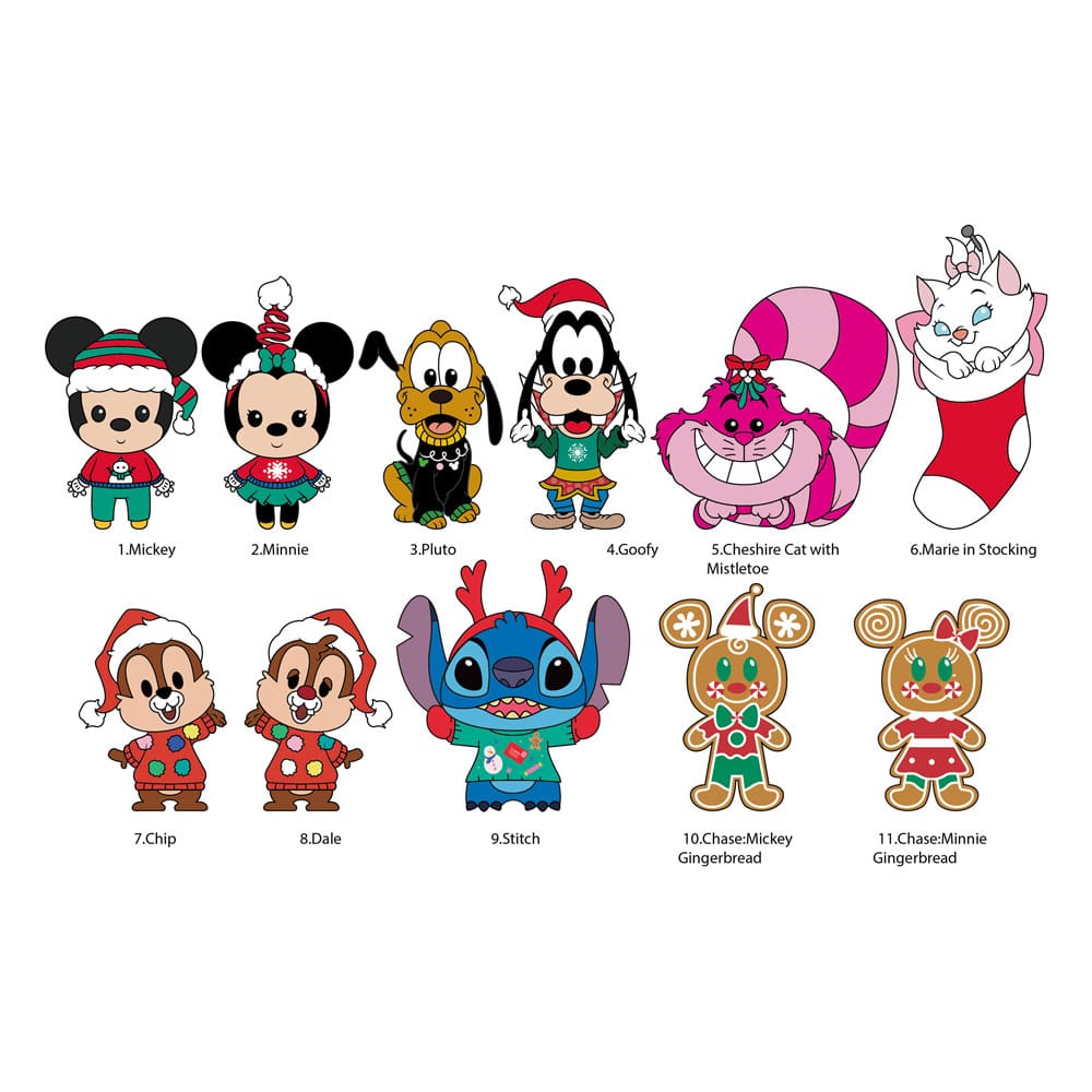 Disney 3D PVC-Taschenanhänger Series 59 Display (24)       