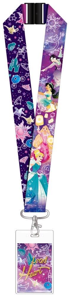 Disney Princess Luxus-Schlüsselband mit Kartenhalter Lead with your heart