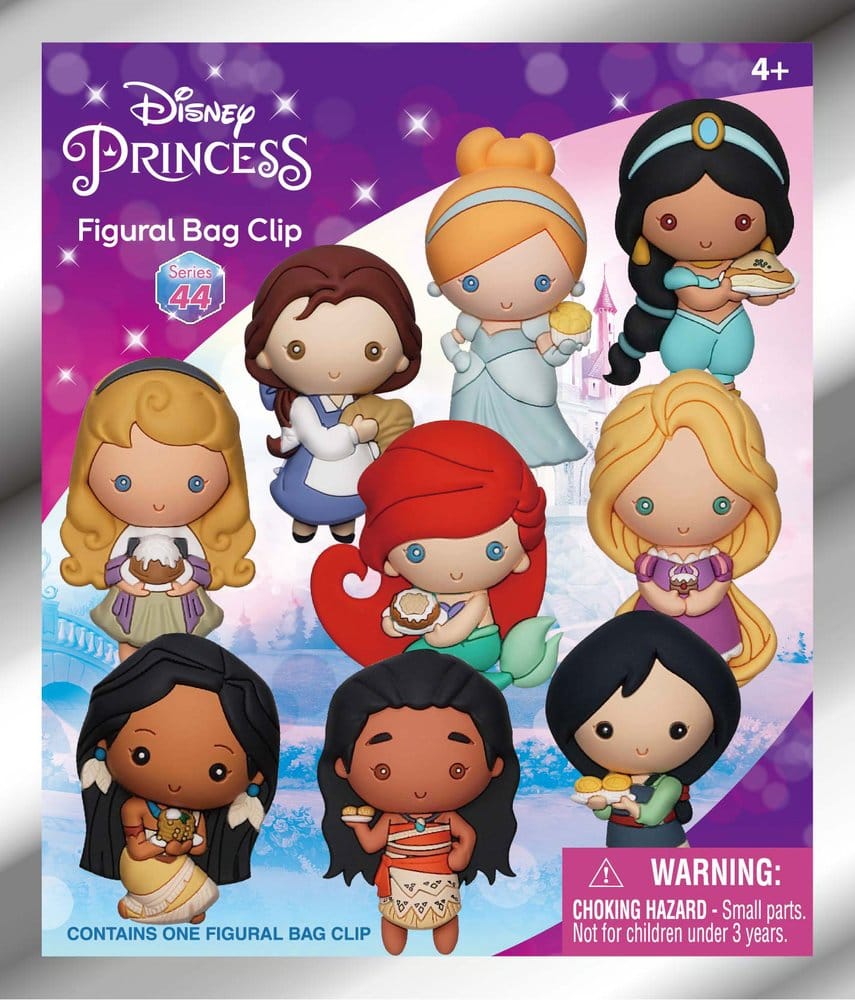 Disney 3D PVC-Taschenanhänger Princess with Food Serie 44 Display (24) 