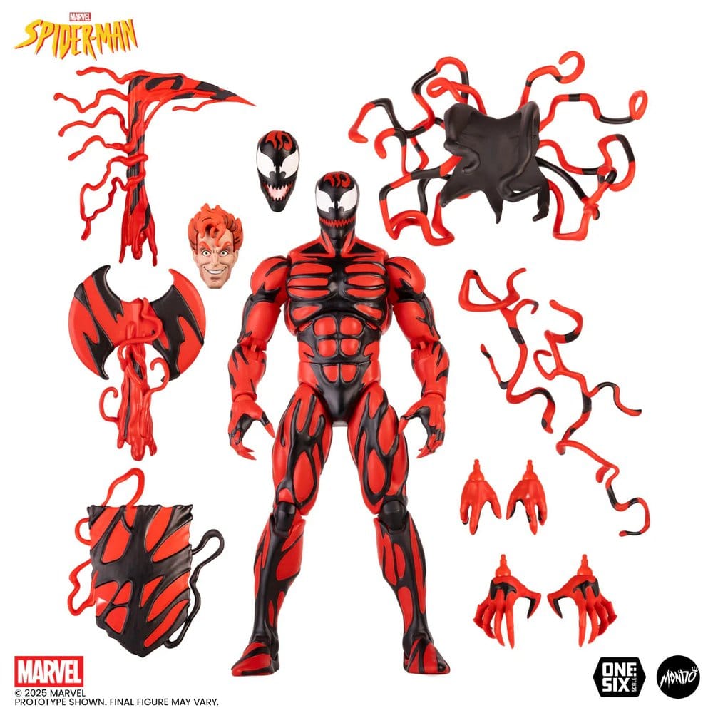 Spider-Man: The Animated Series Actionfigur 1/6 Carnage 33 cm