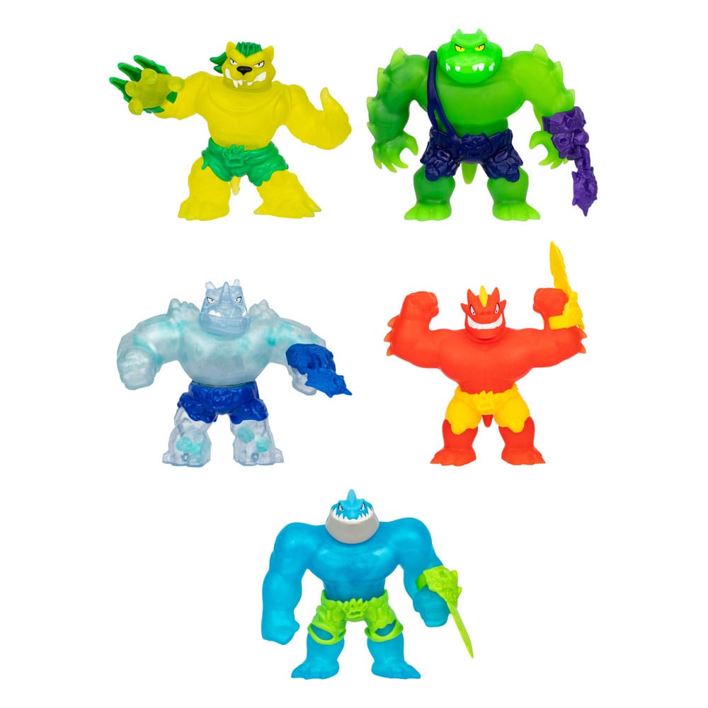 Heroes of Goo Jit Zu Meteor Madness Dehnbare Figuren 11 cm Sortiment (5)     
