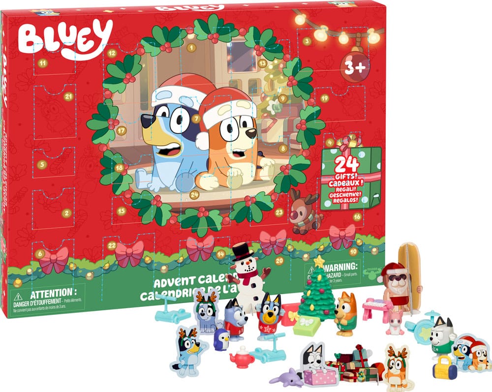 Bluey Adventskalender Mini-Spielfiguren 