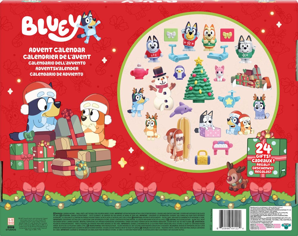 Bluey Adventskalender Mini-Spielfiguren 