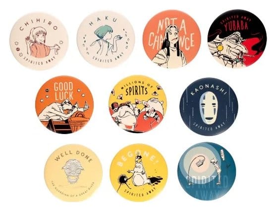 Chihiros Reise ins Zauberland Ansteck-Buttons Chihiro Anniversary 6 cm Blind Box Sortiment (10)      