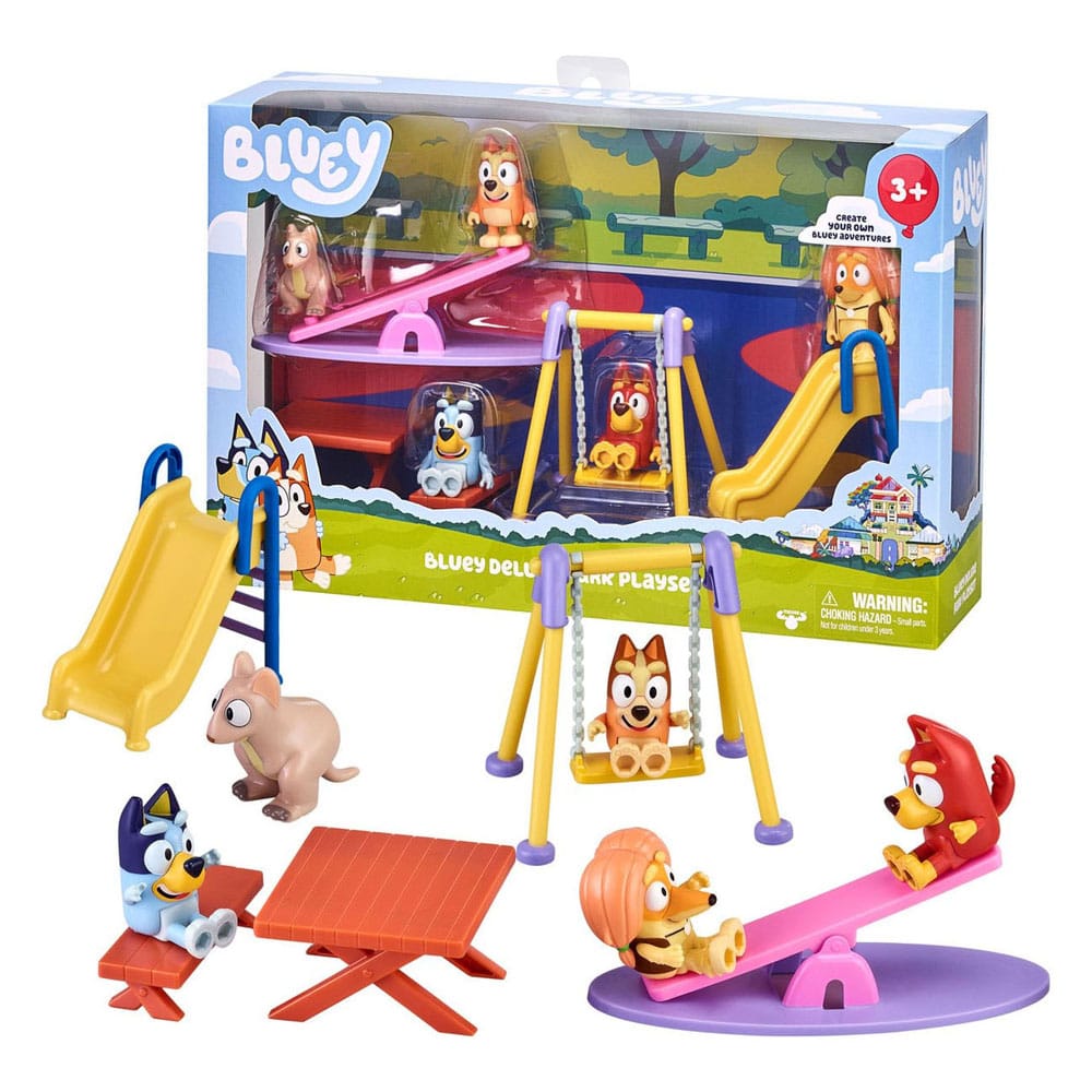 Bluey Minifiguren Spielset Bluey Deluxe Spielplatz