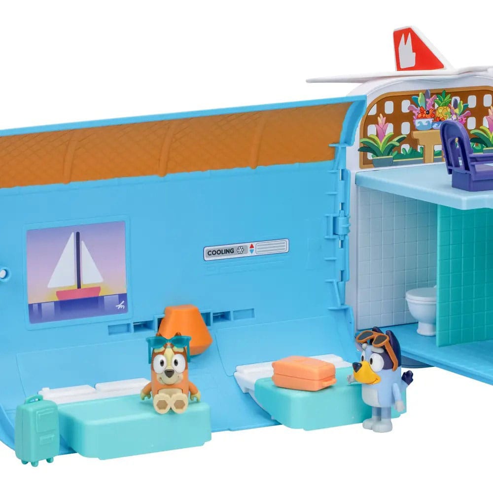 Bluey Minifiguren Spielset Bluey Holiday 3in1 Set 