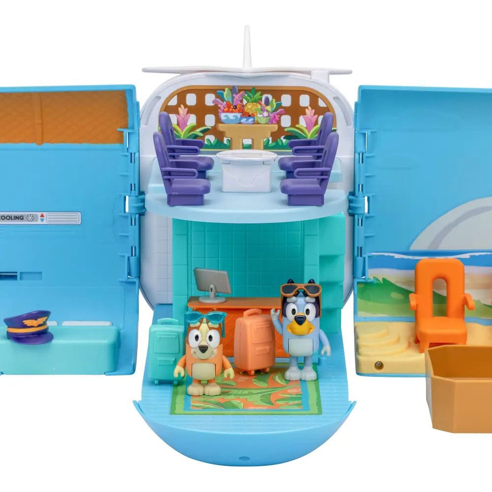 Bluey Minifiguren Spielset Bluey Holiday 3in1 Set 