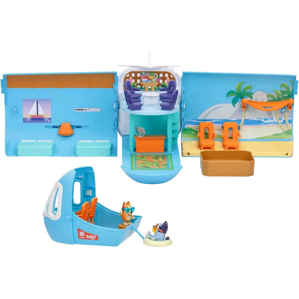 Bluey Minifiguren Spielset Bluey Holiday 3in1 Set 