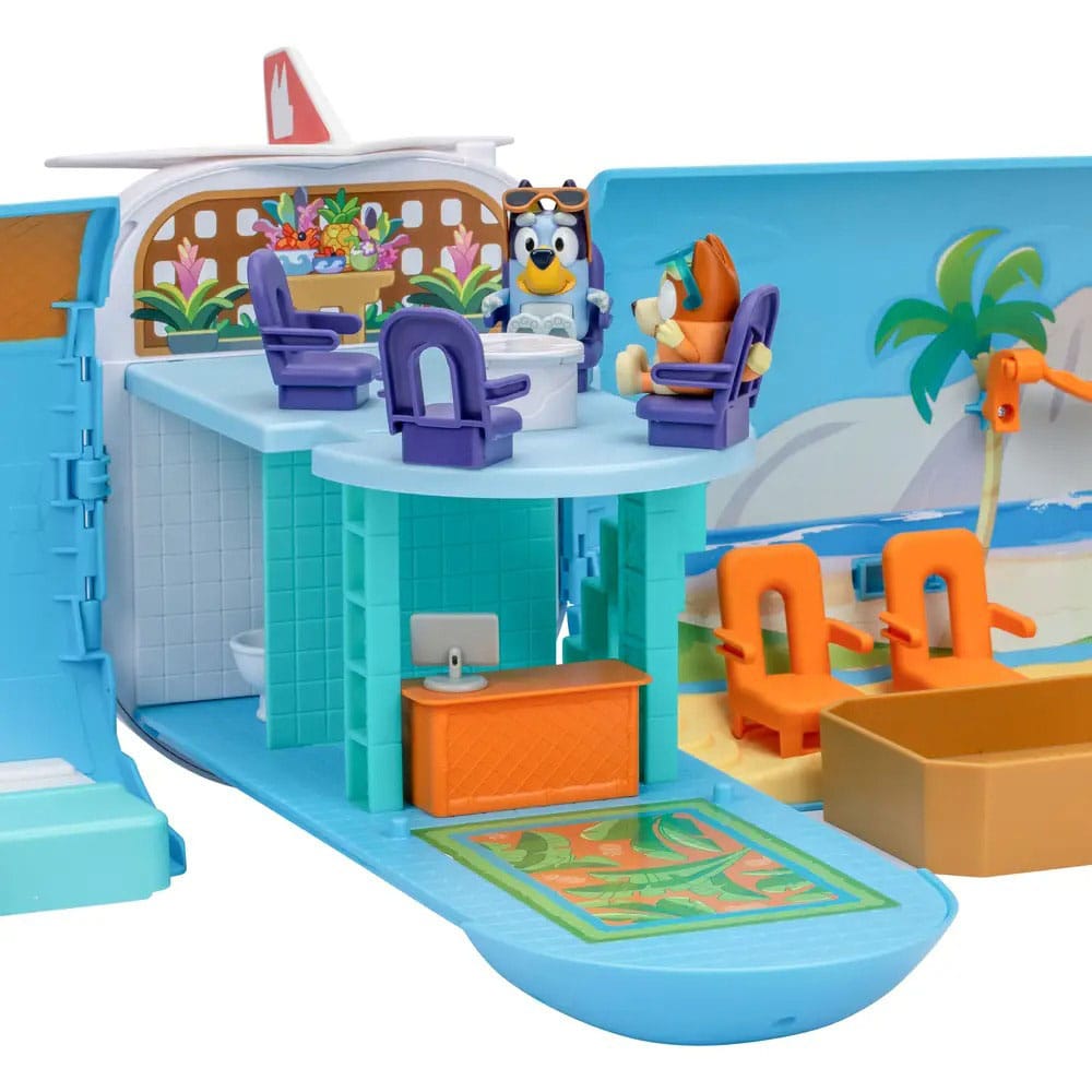 Bluey Minifiguren Spielset Bluey Holiday 3in1 Set 
